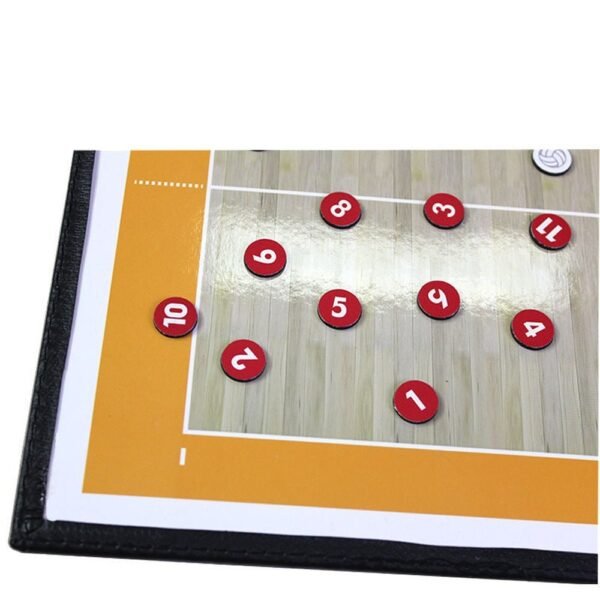 IMG-3026.jpg SPPHOENIX Foldable Volleyball Coach Tactics Board - Double-Sided Magnetic Coaching Clipboard, Strategy Planning Book Set