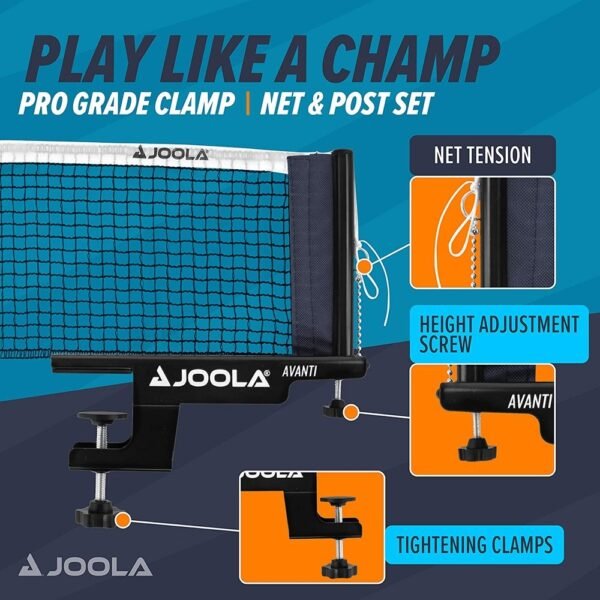 JOOLATABLE TENNIS NET AND POST SET (31009AV)
