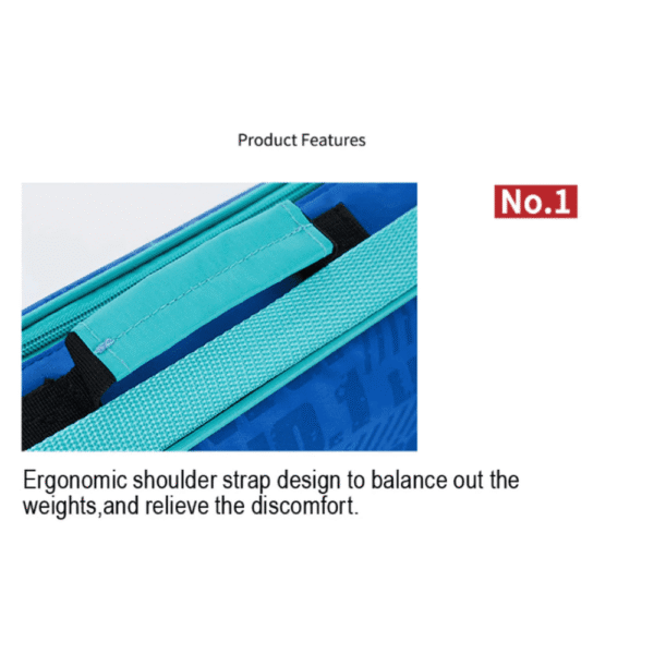 Kawasaki Badminton Bags Single Shoulder (for 3 Rackets) Tennis Women And Men Portable Sports Bag KBB-2001