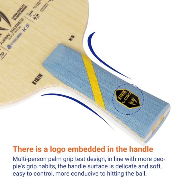 LOKI K5 5-Layer Solid Wood Table Tennis Blade