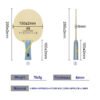 LOKI K5 5-Layer Solid Wood Table Tennis Blade