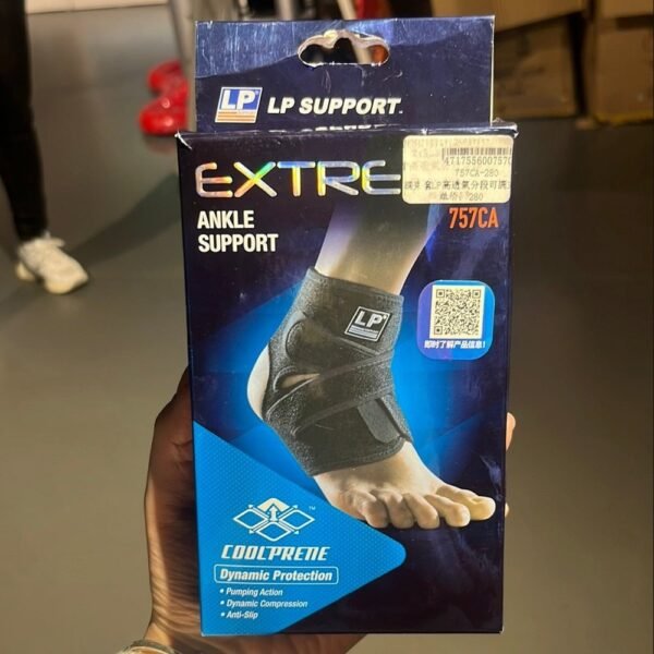 LP Ankle Support 757CA – Open-Toe Compression Sleeve for Ankle Stability
