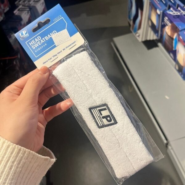 LP Head Sweatband 1002CK – Absorbent Sports Headband for Running & Training