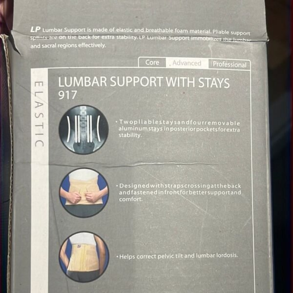 LP Lumbar Support 917 ? Lower Back Brace for Stability & Injury Recovery