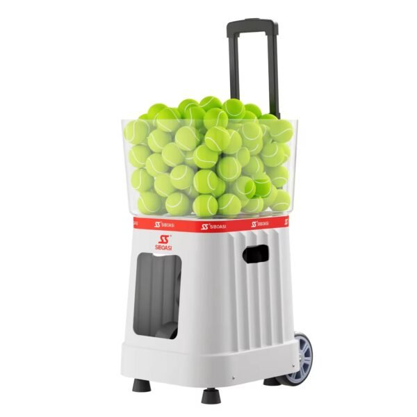 Main-01_2e4027ef-87c6-4ae2-8ac5-99387d0444fa.jpg SIBOASI Portable Tennis Ball Machine Intelligent Voice Control with Remote Rubber Ball Thrower T7Pro