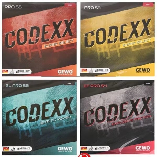 GEWO Decryption Kit 54 Super Decryption Table Tennis Rubber