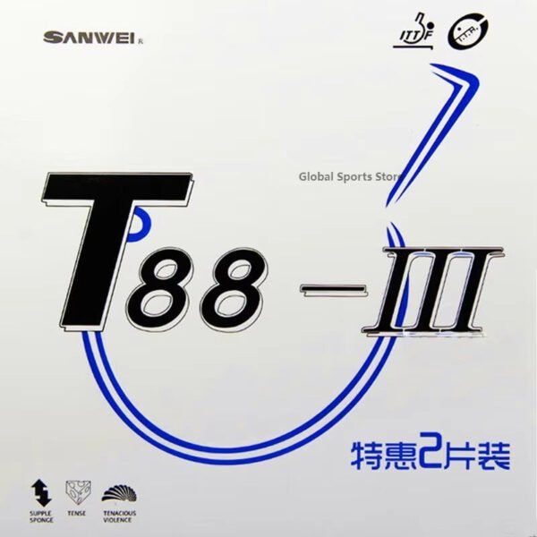 SANWEI T88 III (T88-3) 2PCS Table Tennis Rubber