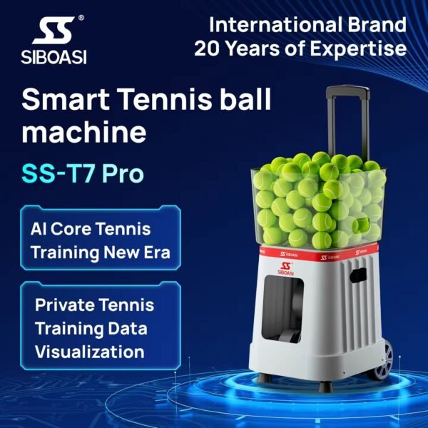 Main-02_a65ff9b0-ee97-44ca-98ab-f944b712c5af.jpg SIBOASI Portable Tennis Ball Machine Intelligent Voice Control with Remote Rubber Ball Thrower T7Pro