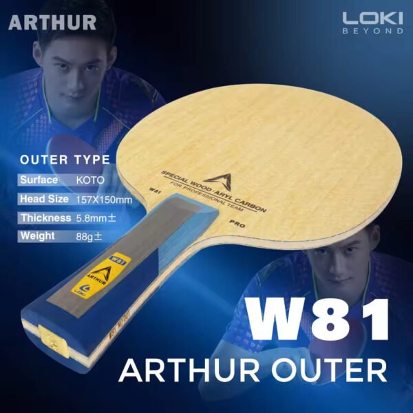 LOKI W81 Outer 7 Ply Table Tennis Blade