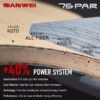 SANWEI 75 PAR 5+2 AL Carbon Table Tennis Blade
