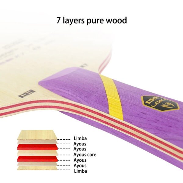 LOKI K7 7 Layers Wood Table Tennis Blade