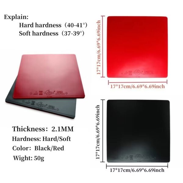 KOKUTAKU 2.1mm Thickness Table Tennis Rubber