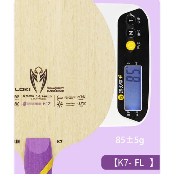 LOKI K7 7 Layers Wood Table Tennis Blade
