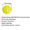 SPP 40-Hole Rotomolded One-Piece Pickleball - Tournament-Grade with Smooth Surface & Uniform Structure