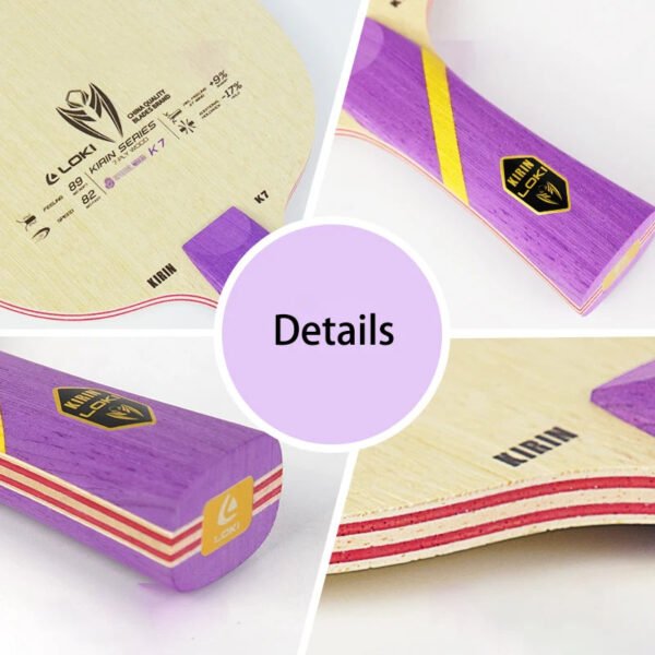 LOKI K7 7 Layers Wood Table Tennis Blade