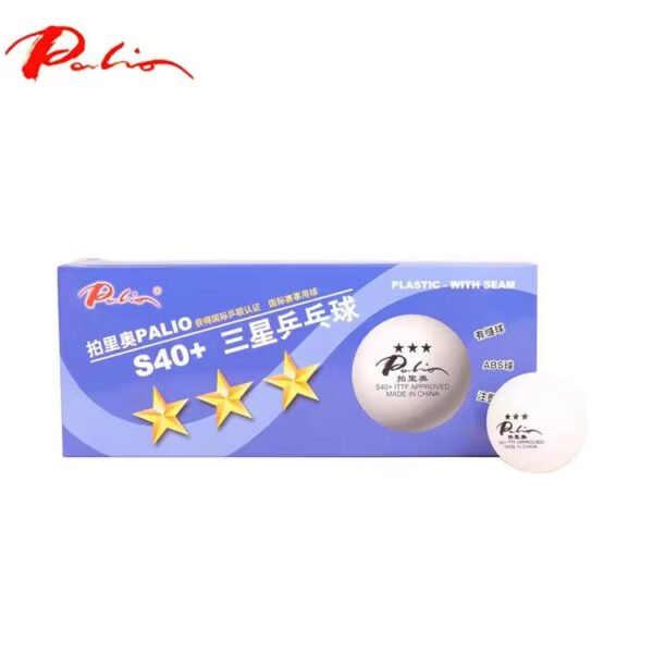 Main-06_4db7476e-5f0b-48d9-8a2d-b83057db1cb6.jpg PALIO ITTF Approved 3 Star D40+ Table Tennis Ball