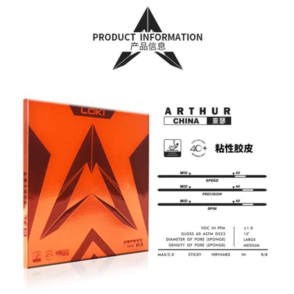 LOKI ARTHUR CHINA Table Tennis Rubber