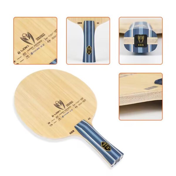 LOKI Loki K2 High Control Performance Table Tennis Blade