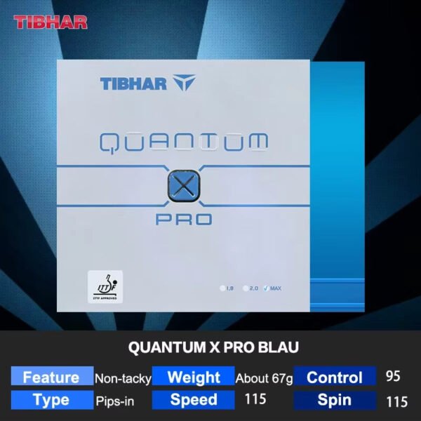 Tibhar Quantum X PRO Table Tennis Rubber