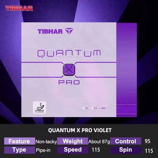 Tibhar Quantum X PRO Table Tennis Rubber