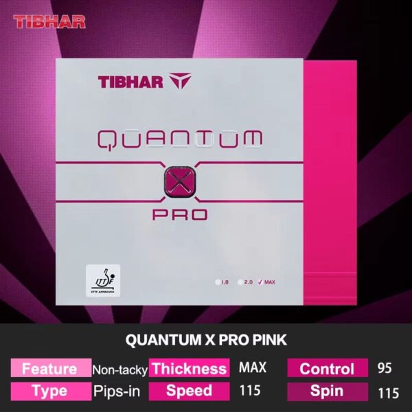 Tibhar Quantum X PRO Table Tennis Rubber