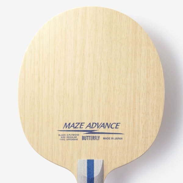 MazeAdvance_2.jpg BUTTERFLY Maze Advance (37141)Lightweight & Easy-To-Use, All-Wood Table Tennis Blade FL