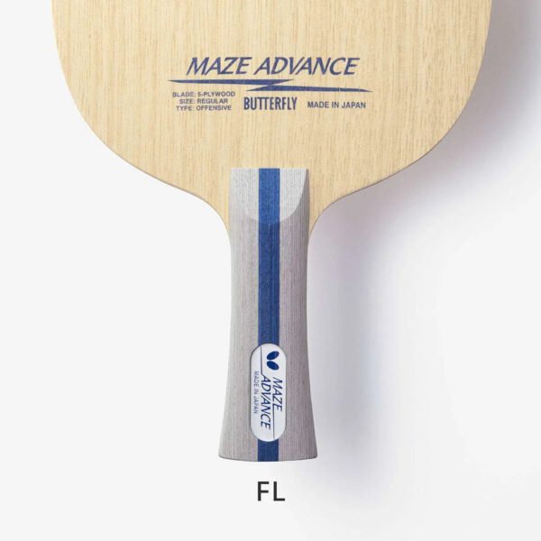 MazeAdvance_3.jpg BUTTERFLY Maze Advance (37141)Lightweight & Easy-To-Use, All-Wood Table Tennis Blade FL