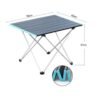 Outdoor Camping Table Folding Portable Aluminium BBQ Desk Picnic Tables 3 Size AU