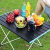 Outdoor Camping Table Folding Portable Aluminium BBQ Desk Picnic Tables 3 Size AU