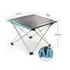 Outdoor Camping Table Folding Portable Aluminium BBQ Desk Picnic Tables 3 Size AU