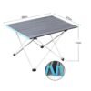 Outdoor Camping Table Folding Portable Aluminium BBQ Desk Picnic Tables 3 Size AU