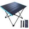 Outdoor Camping Table Folding Portable Aluminium BBQ Desk Picnic Tables 3 Size AU