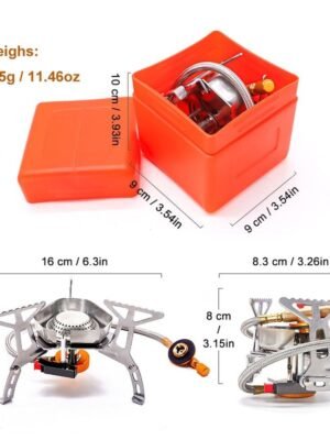 Outdoor Picnic Gas Jet Portable Stove Cooking Hiking Camping Burner Cooker Gear