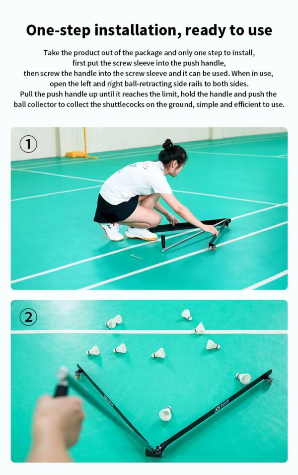 SIBOASI Badminton Shuttle Collector (SS-BSP01)