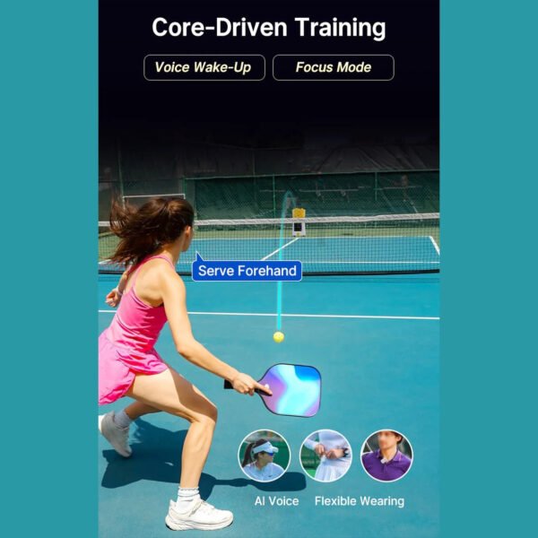 SIBOASI Pickleball Machine – Adjustable Speed & Spin, Portable Training Equipment, Model C6