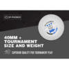 SPPHONEIX 3 Star Table Tennis Balls
