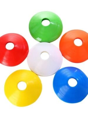 SPPHONEIX Sports Agility Training Discs set（12pcs）Field Markers Cones For Soccer,footy,tennis,basketball,golf,badminton…