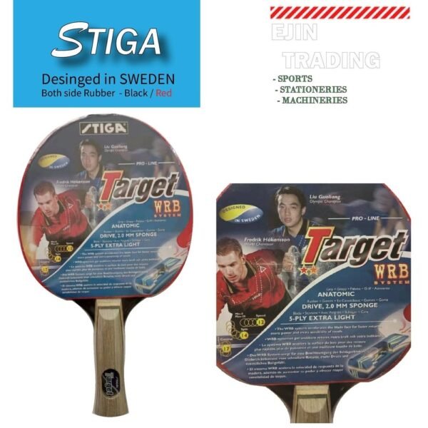 CLEARANCE SALE STIGA 2 STAR Table Tennis Bat 5 Layers wooden(Target/Power/Scorpio/Spectra/Warrior)