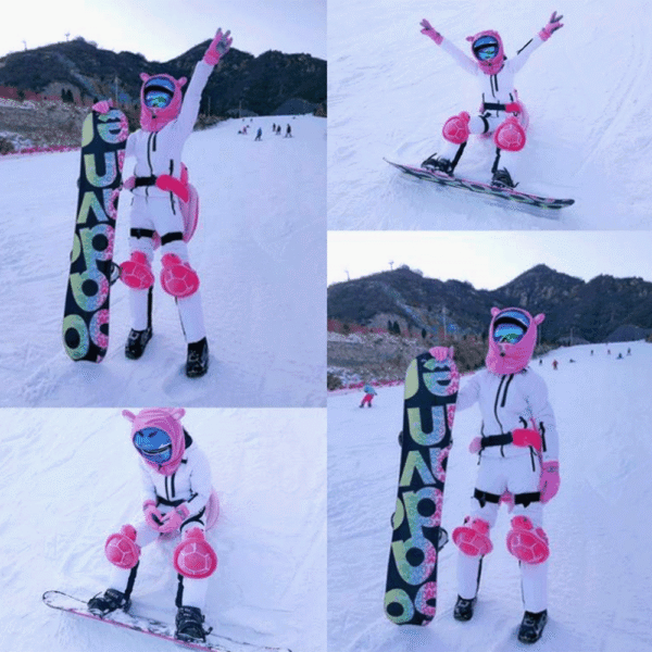 Ski Butt Tailbone Protection Gear  Ski Hip Pad Turtle Hip Padded Snowboarding AU