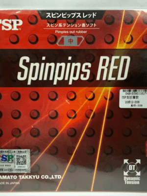 TSP-SPINPIPS-red-table-tennis-rubber-3.png TSP SPINPIPS red table tennis rubber