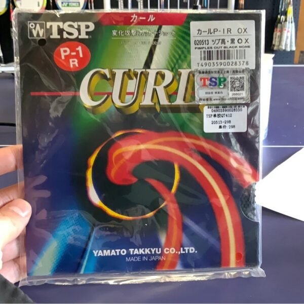 TSP curl ox red table tennis rubber