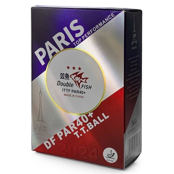 TableTennisBall-DoubleFishPAR40.jpg Double Fish PAR 40+ Table Tennis Ball