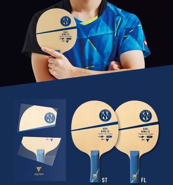 VICTAS Koki Niwa ZC Table Tennis Blade