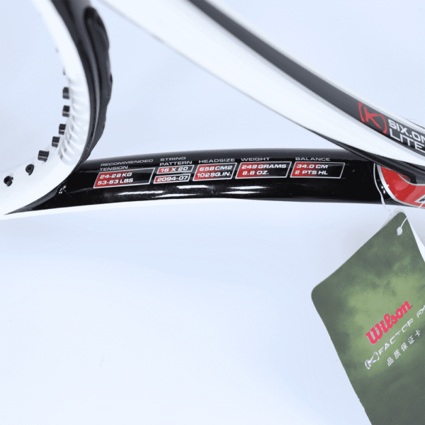 WILSON K Factor Six-One Lite 102 Tennis Racquet  Grip Size 2 Weight  249G (Same Photo Condition) 2007 – 2009