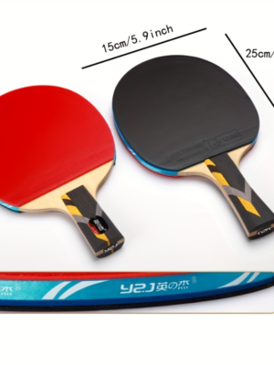 Yingzhijie Ping Pong Racket Professional Single Racket Four Star Racket Table Tennis Set Four Star To Nine Star Professional Grade Table Tennis Racket