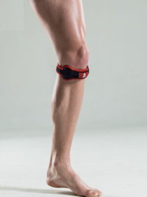 AQ Patella Brace Fitness Running Basketball Soccer Compression Shock Absorption Double Buckle Adjustable Knee Brace 50511SP