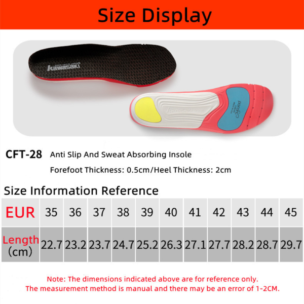 Kawasaki Sport Athletic Insole CFT-28
