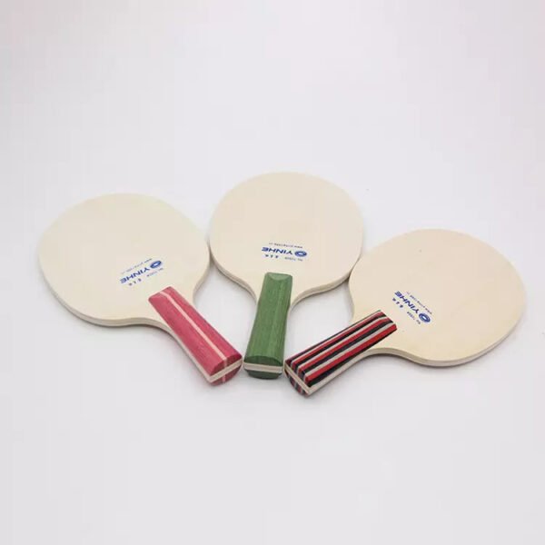 YINHE Mini Ping Pong Table Tennis Blade Racket 7 Ply Wood Blade Paddle (Random Color Handle)