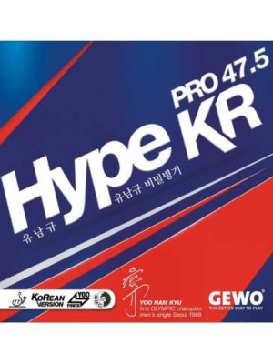 GEWO Hype KR Pro 47.5 Table Tennis Rubber