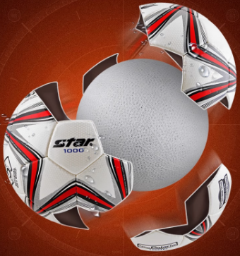 STAR 1000 Football training match dedicated to the International Football Federation (FIFA) recognized ball SB375